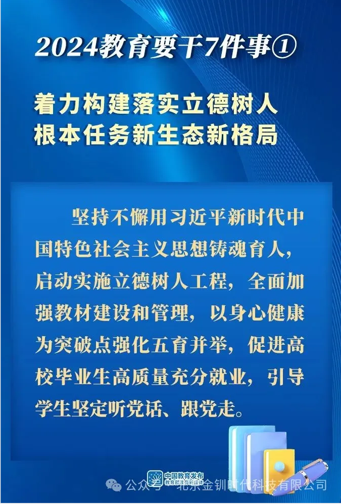 教育丨图解2024年教育要干的7件事